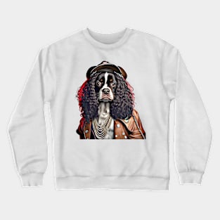 80's Style French Bulldog Crewneck Sweatshirt